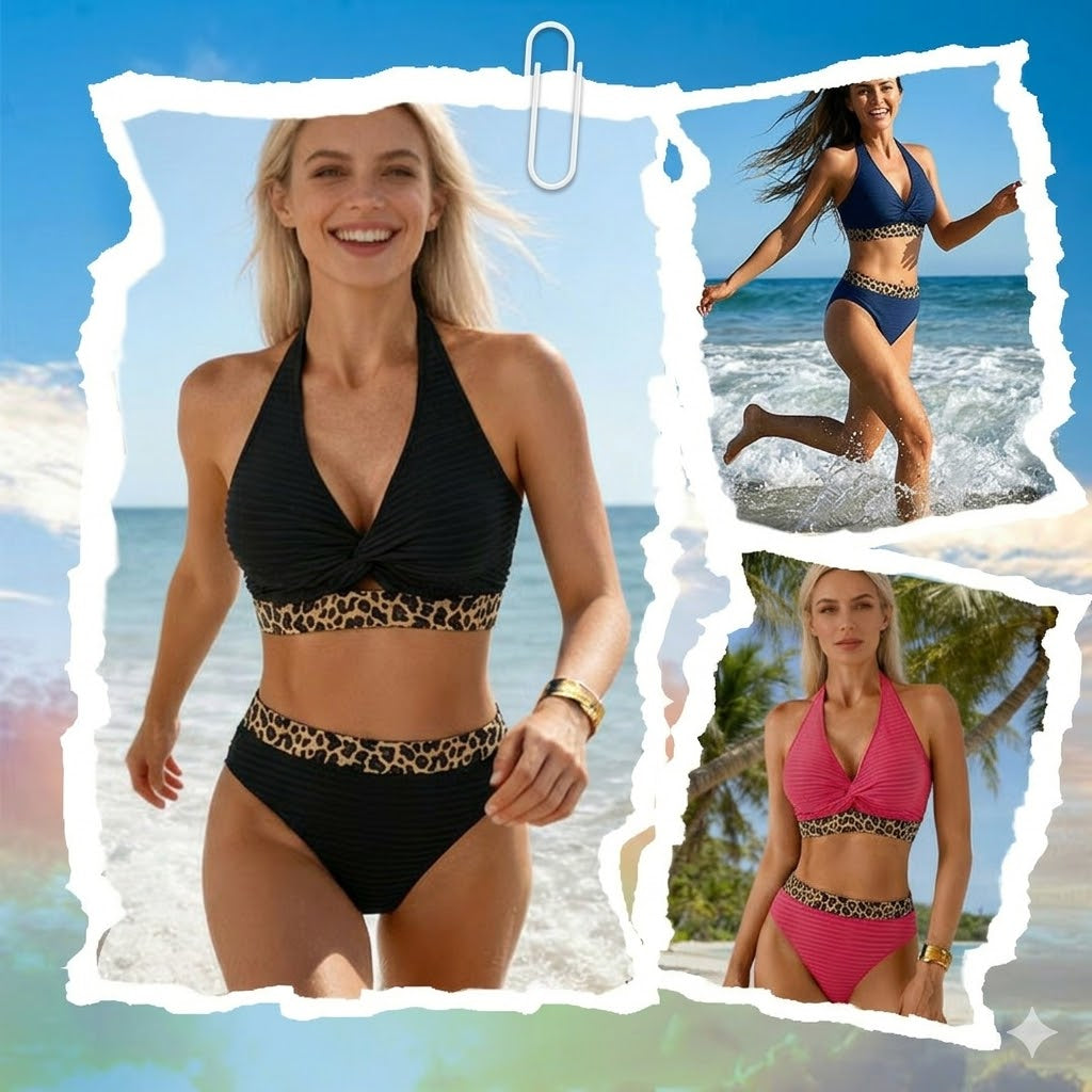 Helvano | Bikini mit Leoparden-Print für Damen
