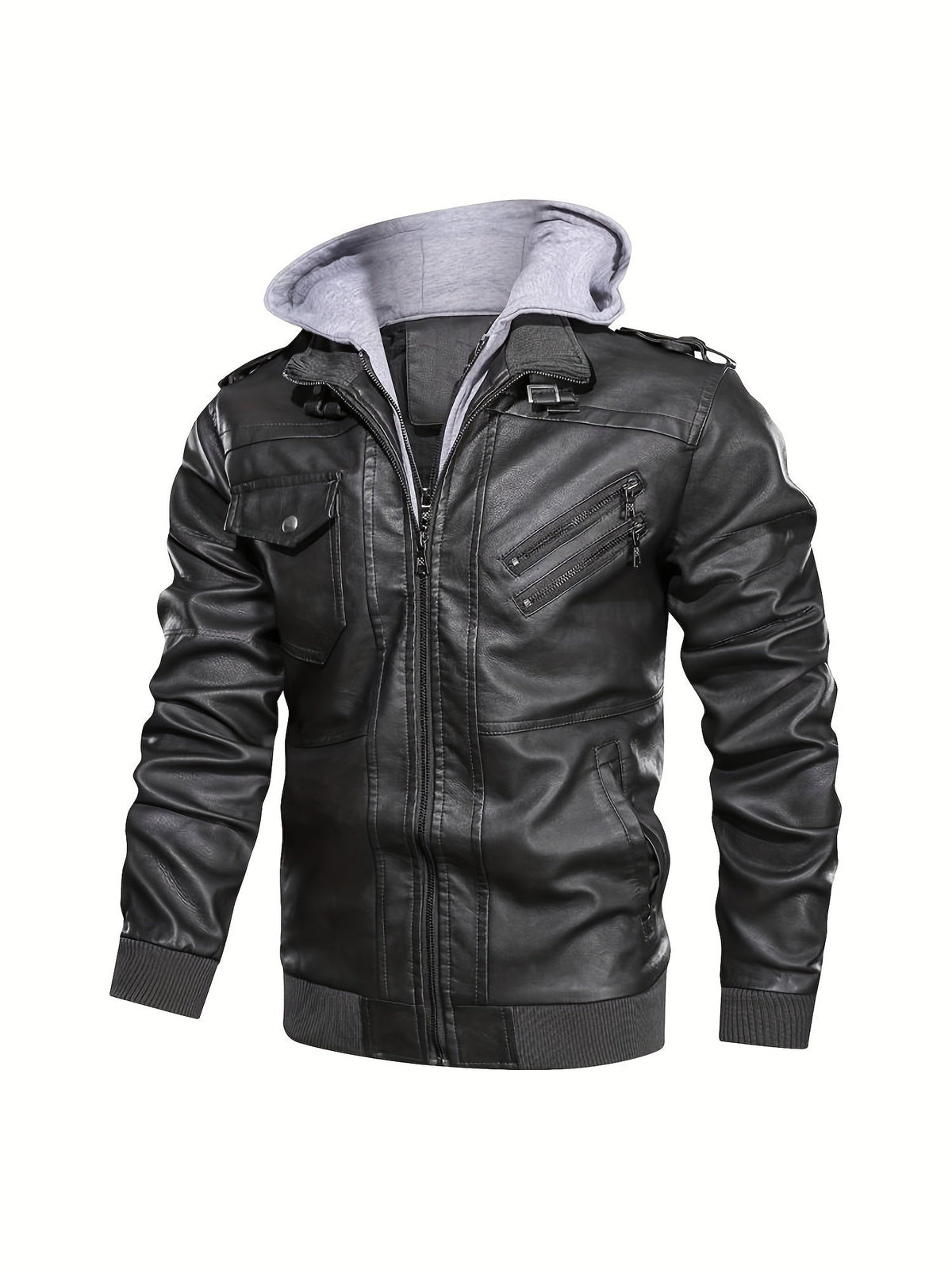 Helvano | Bikerjacke mit Kapuze für Herren