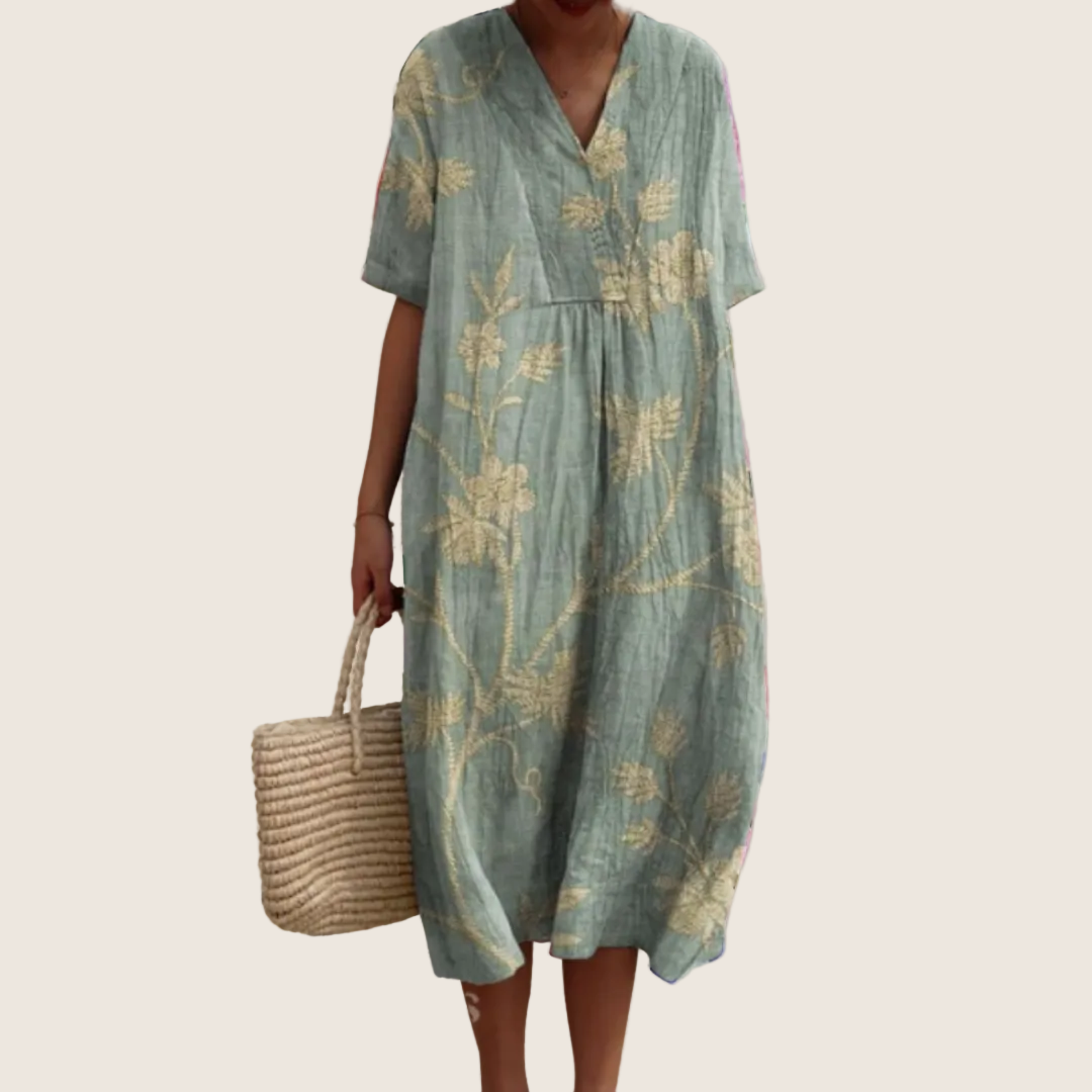 Helvano | Sommerkleid mit Blumenmuster für Damen