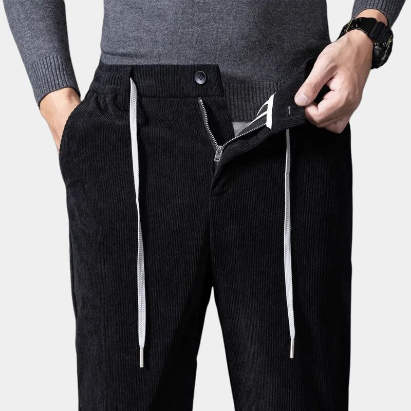 Helvano | Herren Cordhose mit Stretch-Bund