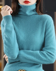 Helvano | Rollkragenpullover für Damen in Weiss