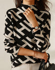 Helvano | Damen Pullover mit geometrischem Muster