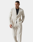 Helvano | Herren Leinen-Set mit Hemd und Hose