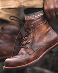 Helvano | Orthopädische Herrenstiefel aus Leder