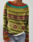 Helvano | Retro-Strickpullover für Damen