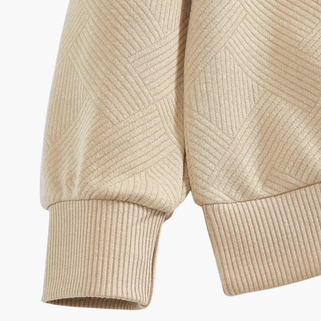 Helvano | Herren Strickpullover mit geometrischem Muster