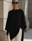 Helvano | Oversized Rippstrick-Pullover für Damen