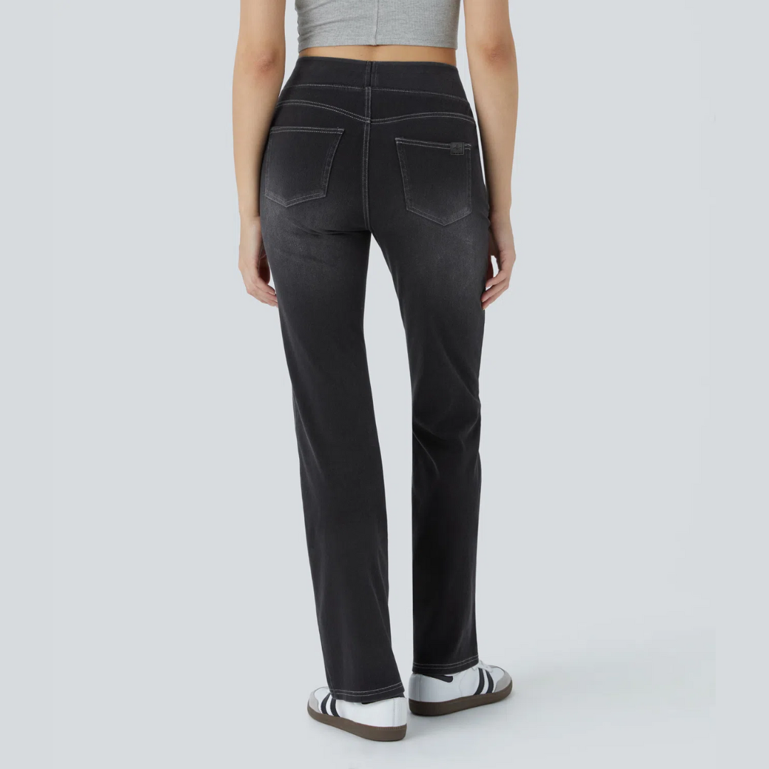 Helvano | Bootcut-Jeans mit hohem Bund für Damen