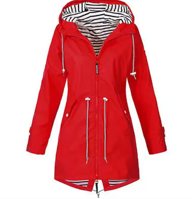 Helvano | Regenjacke mit Kapuze für Damen