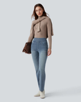 Helvano | Bootcut-Jeans mit hohem Bund für Damen