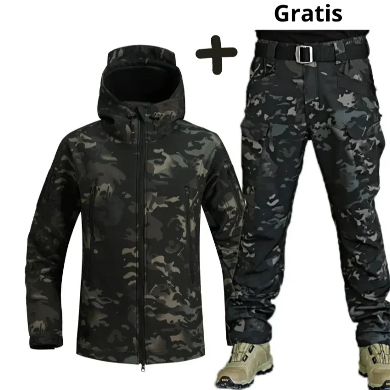 Helvano | Windbreaker-Jacke mit Softshell-Hose im Set für Damen