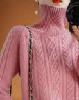 Helvano | Gestrickter Rollkragenpullover für Damen