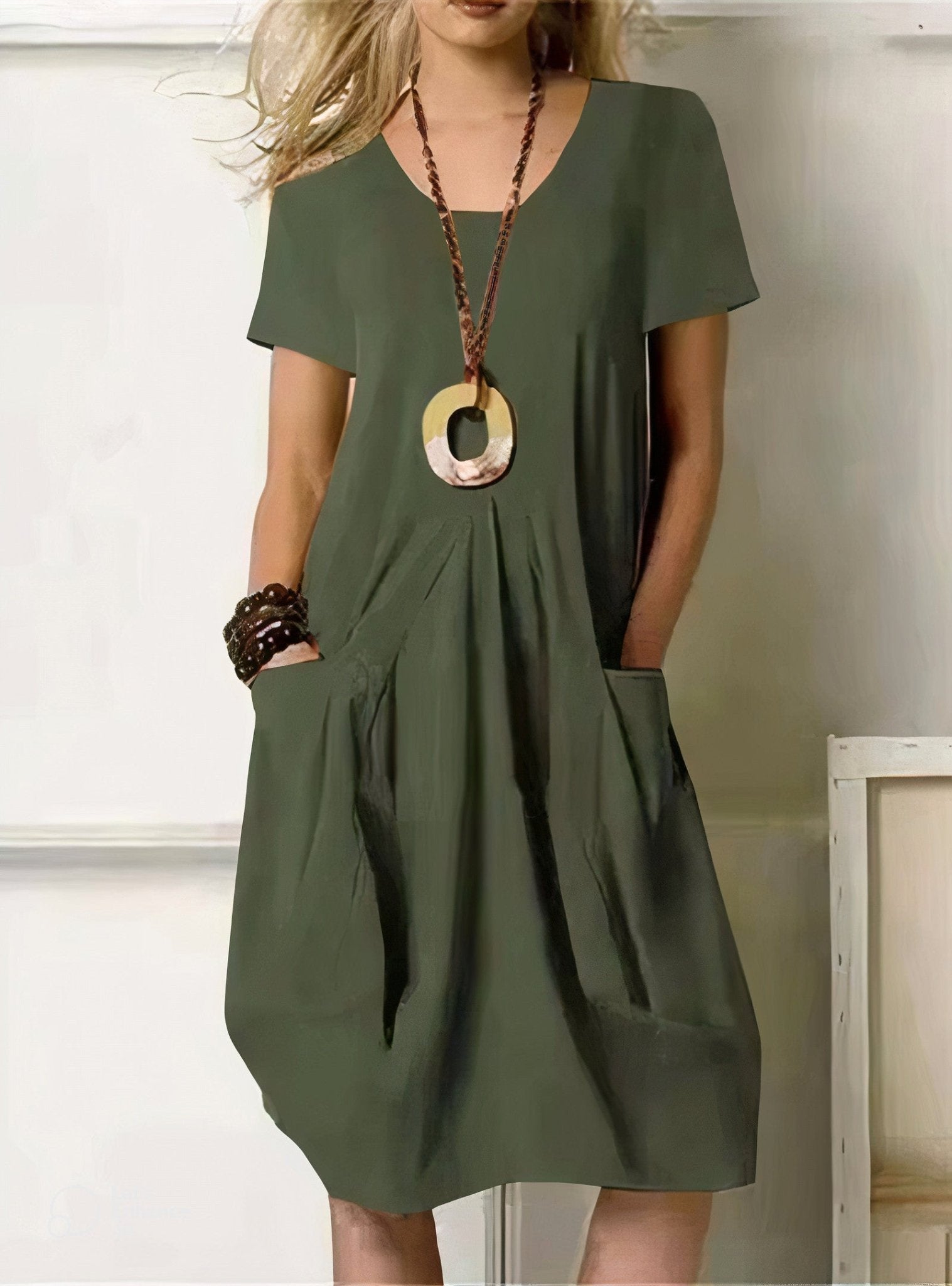 Helvano | Fliessendes Midikleid für Damen
