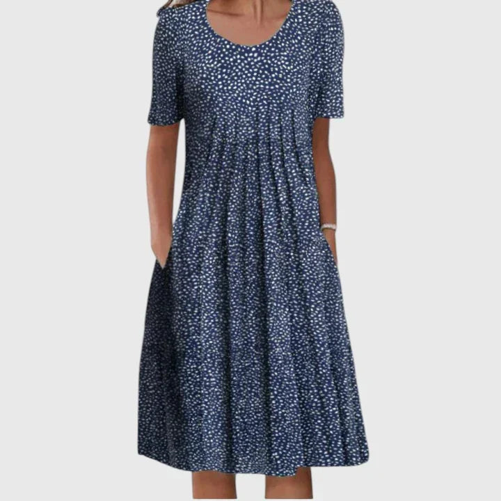 Helvano | Rüschenkleid für Damen mit Blumenmuster