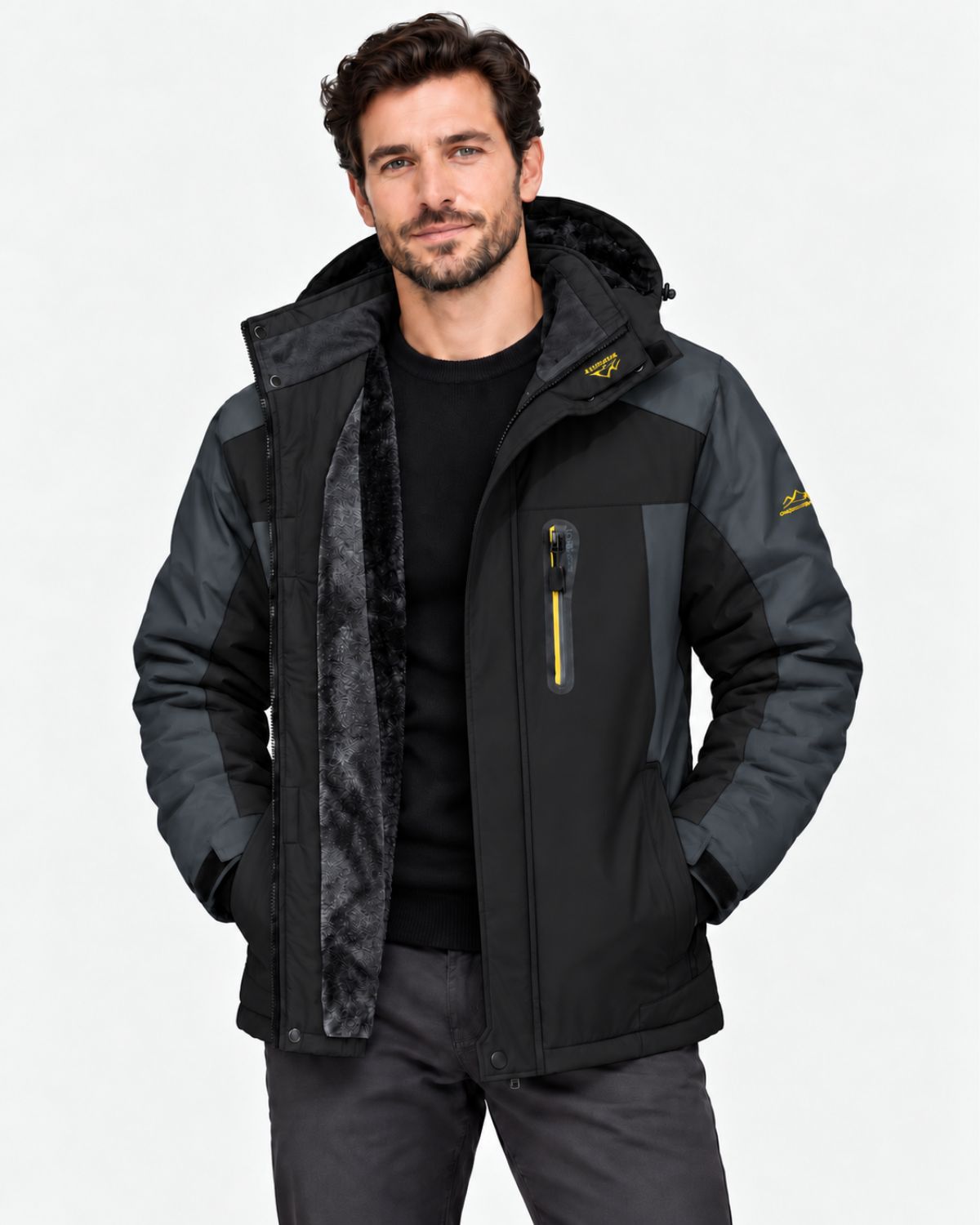 Helvano | Winterjacke mit Kapuze für Herren