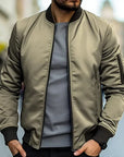 Helvano | Strukturierte Zip-Jacke für Herren