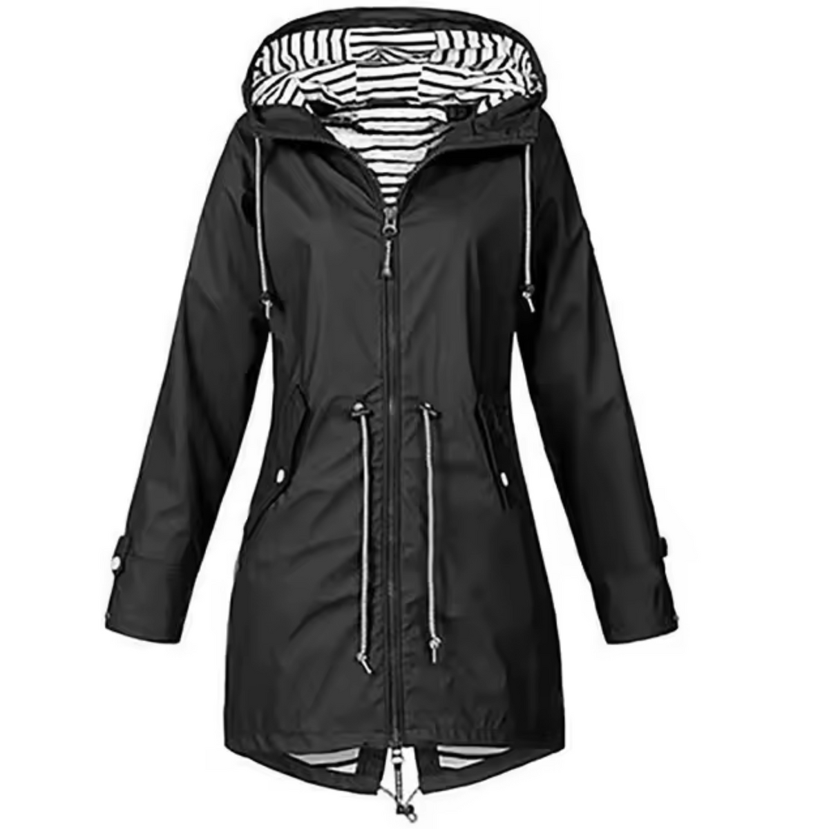 Helvano | Eleganter Mantel mit Kapuze für Damen
