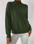 Helvano | Strickpullover mit Stehkragen für Damen