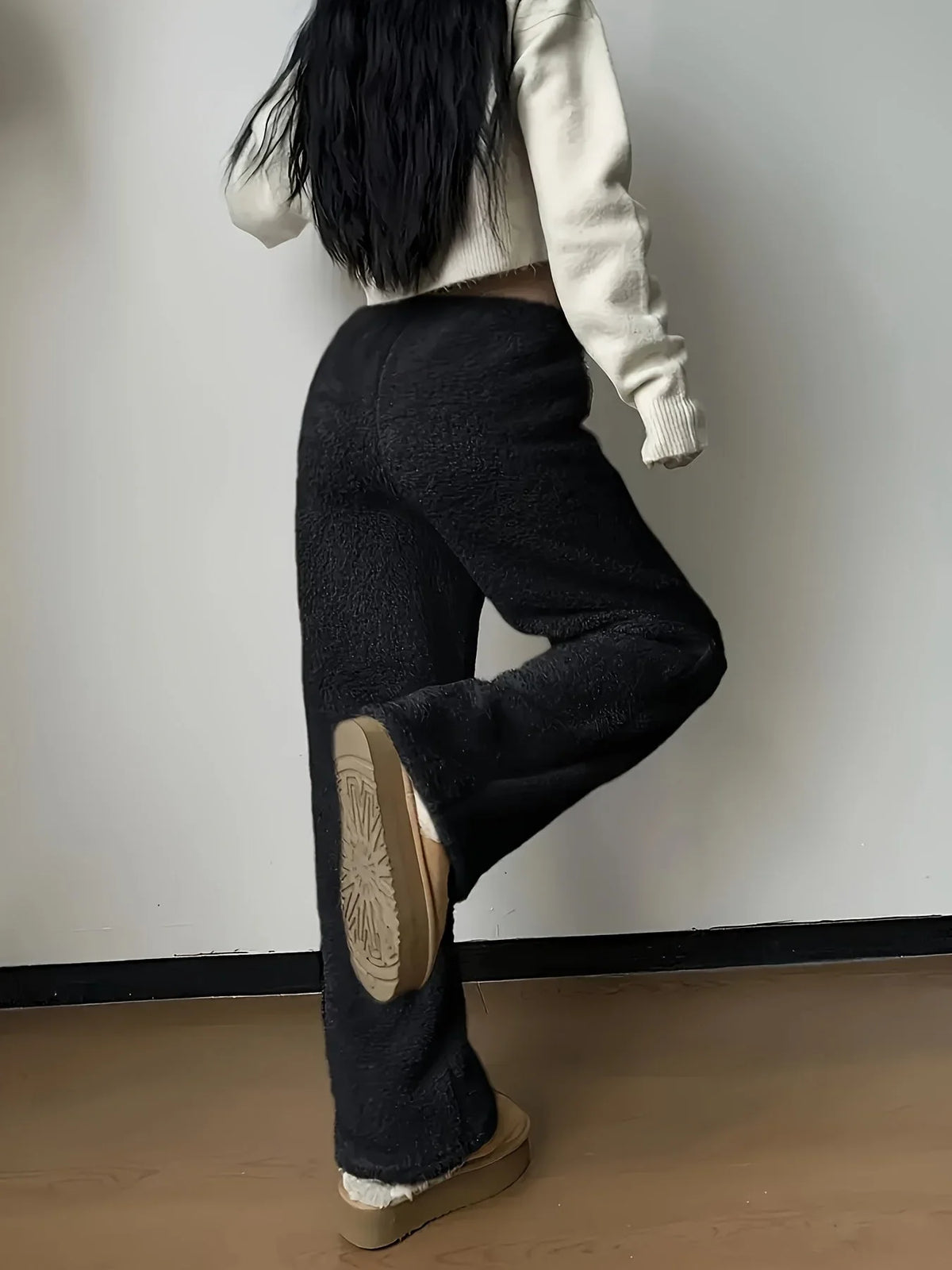 Helvano | Kuschelige Teddy-Fleece Loungehose für Damen