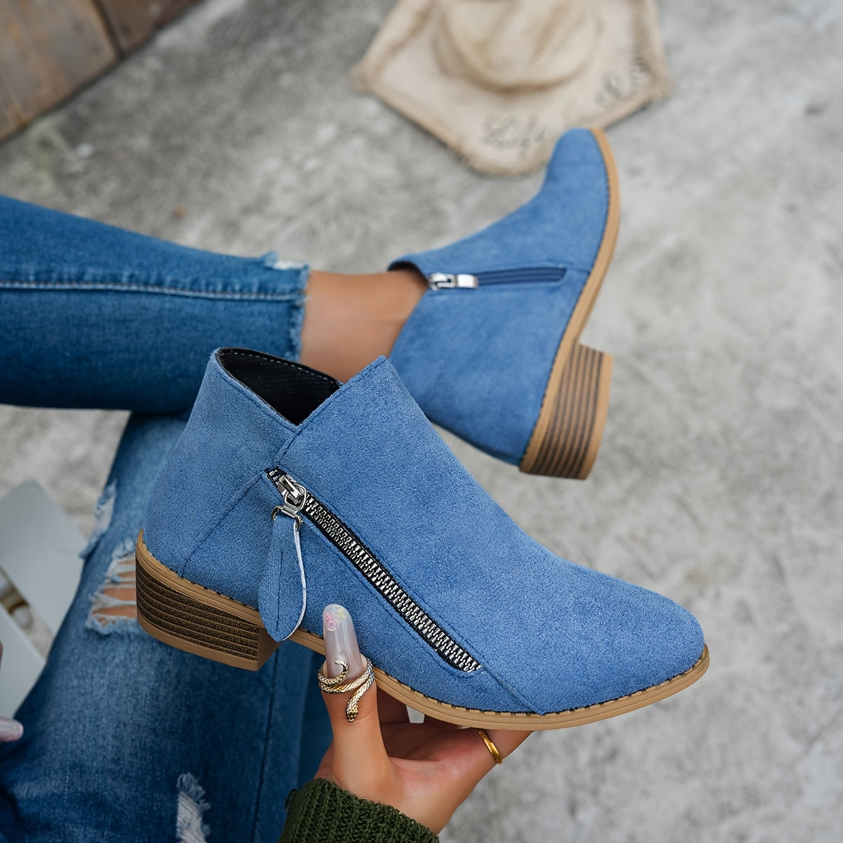 Helvano | Stiefeletten mit Seitenreissverschluss für Damen