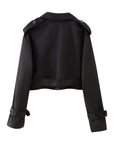 Helvano | Kurzer Trenchcoat für Damen
