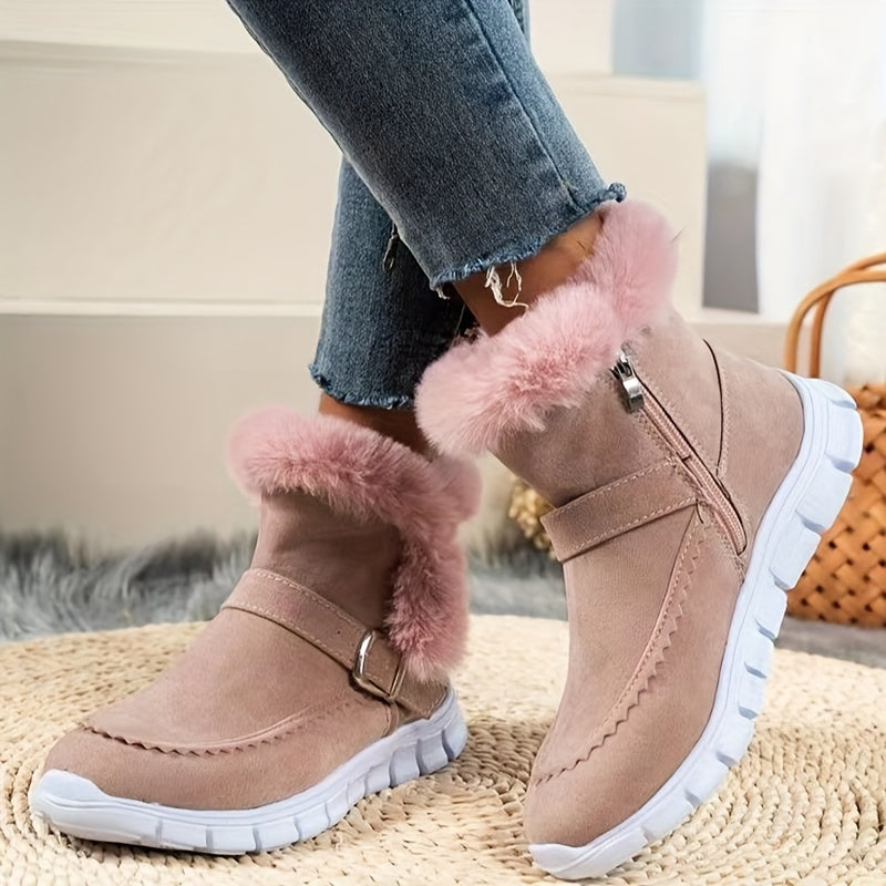 Helvano | Damen Winterstiefel mit Plüschbesatz