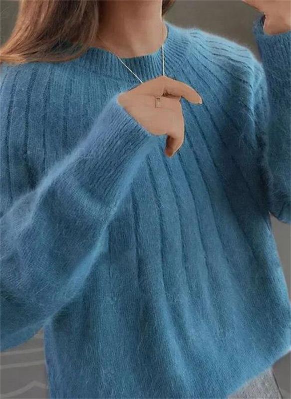 Helvano | Flauschiger Strickpullover für Damen