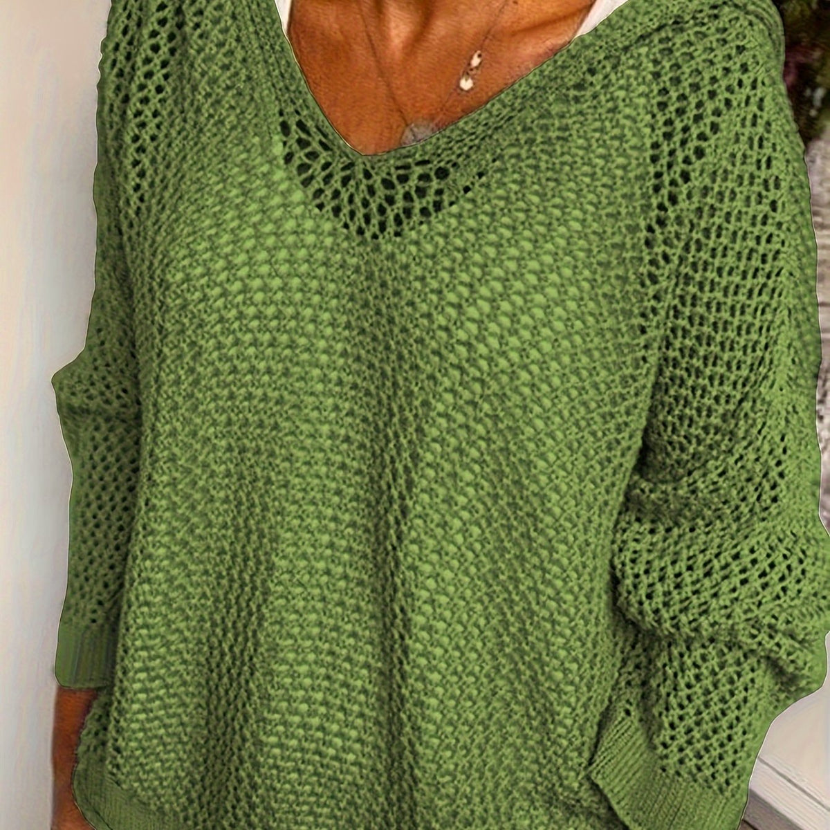 Helvano | Lockerer Strickpullover mit Kapuze