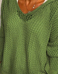 Helvano | Lockerer Strickpullover mit Kapuze