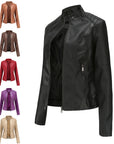 Helvano | Bikerjacke mit Stehkragen für Damen