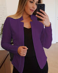 Helvano | Taillierter Damen-Blazer ohne Verschluss
