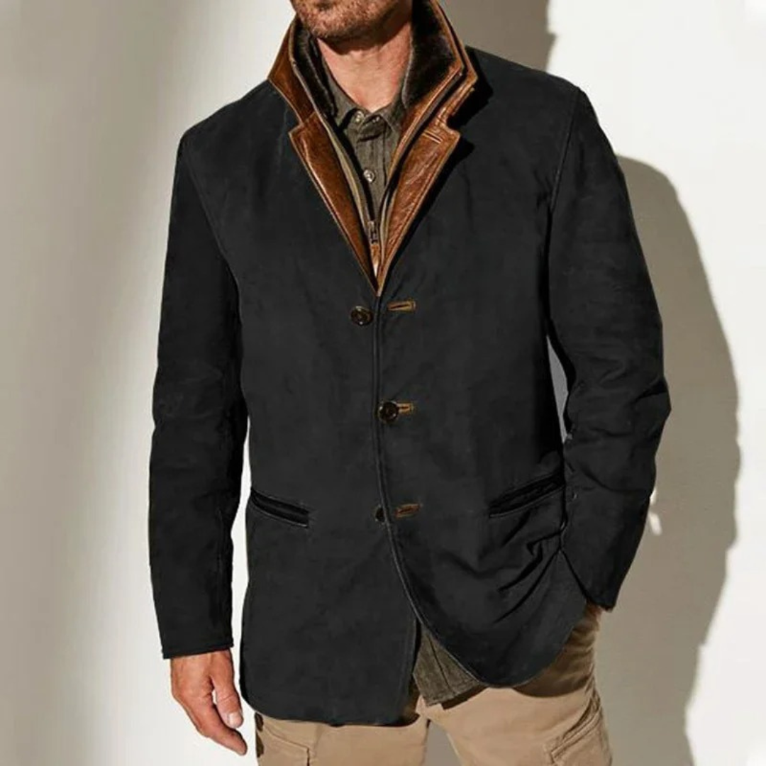 Helvano | Vintage-Jacke mit Stehkragen für Herren