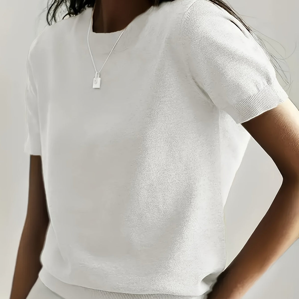 Helvano | Feinstrick-Kurzarmpullover für Damen
