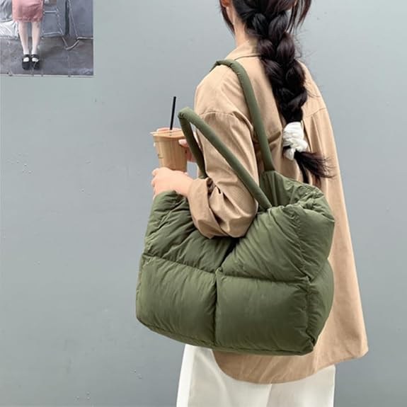 Helvano | Gesteppte Puffer Tote Bag für Damen