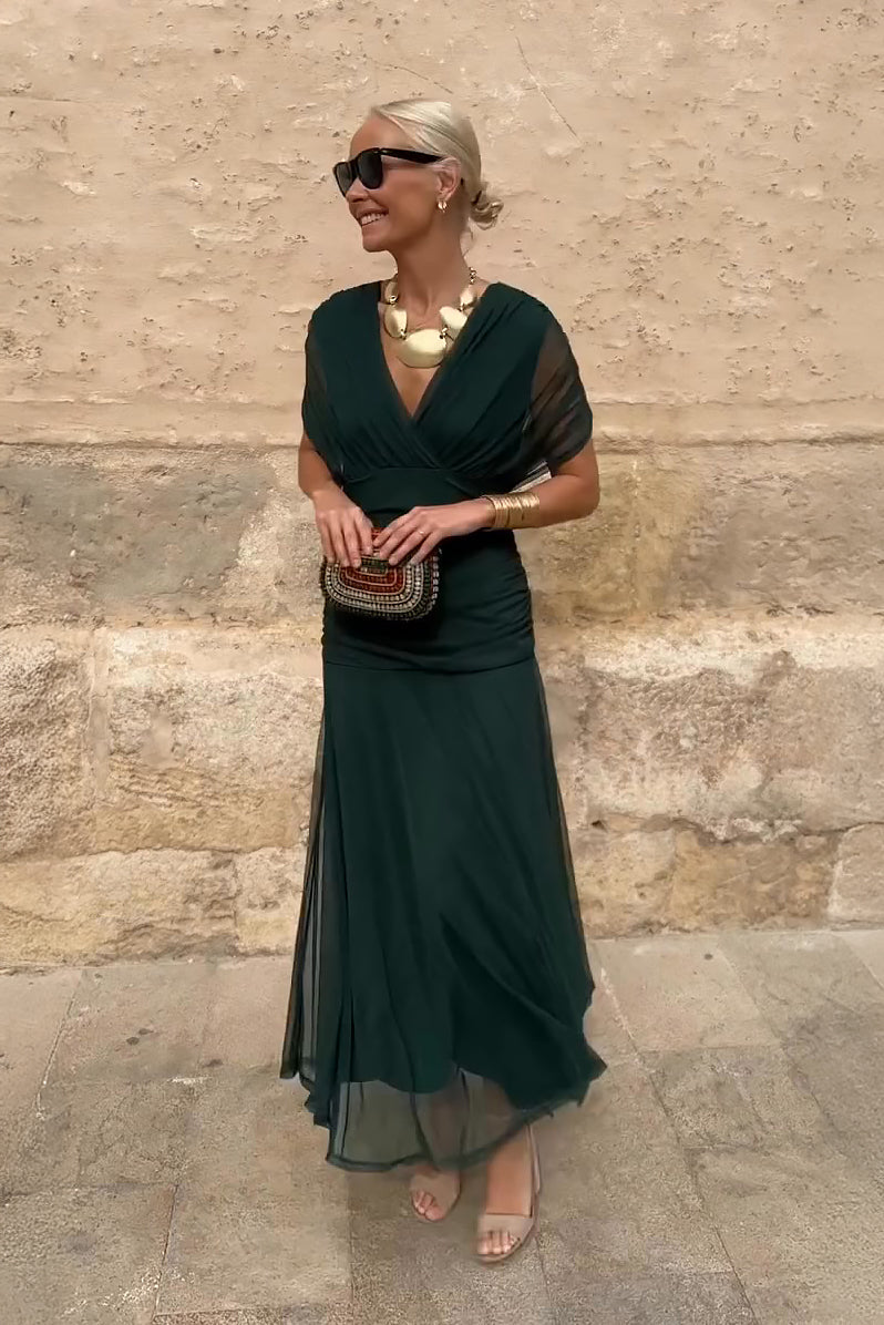 Helvano | Fliessendes Maxikleid für Damen