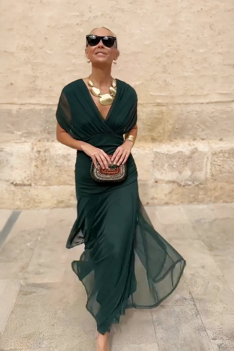 Helvano | Fliessendes Maxikleid für Damen