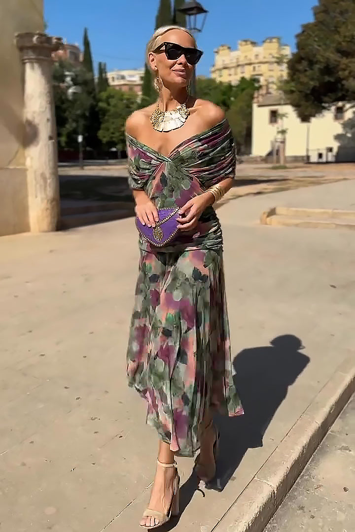 Helvano | Fliessendes Maxikleid für Damen