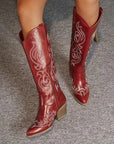 Helvano | Damen-Cowboystiefel mit Stickerei
