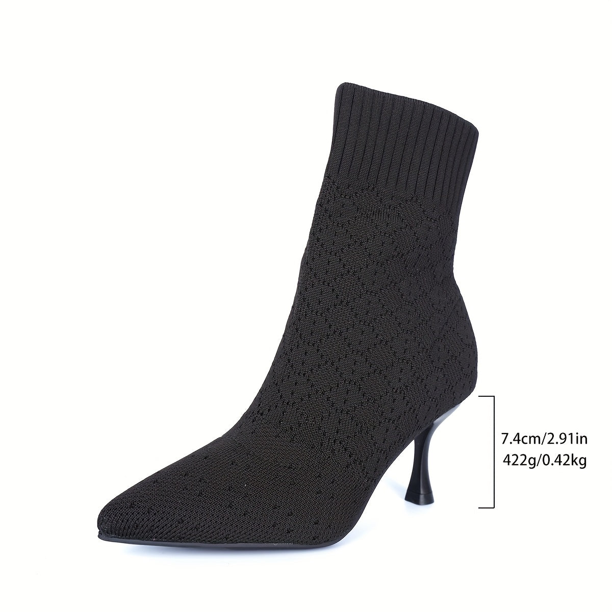 Helvano | Spitze Sock-Stiefeletten für Damen