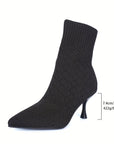 Helvano | Spitze Sock-Stiefeletten für Damen