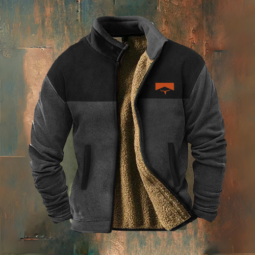 Helvano | Casual Fleecejacke für Herren