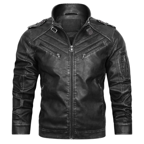 Helvano | Formelle Lederjacke für Herren in Schwarz