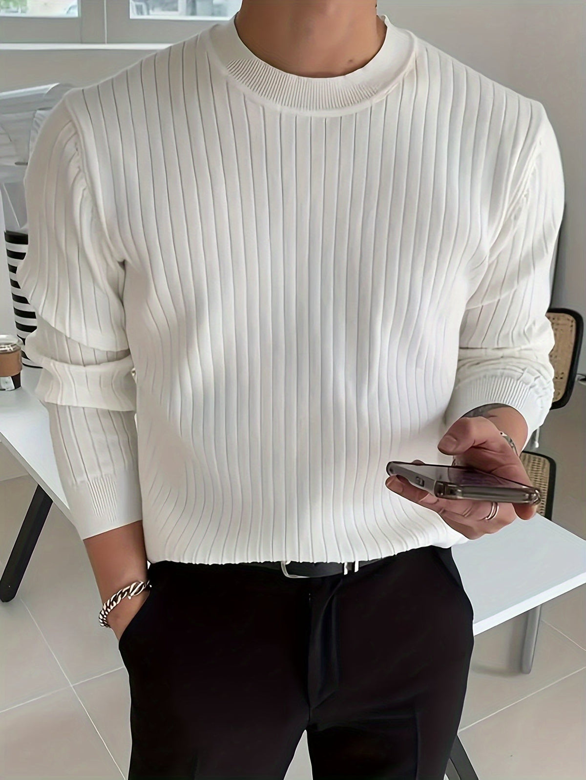 Helvano | Viskose-Strickpullover für Herren