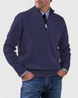 Helvano | Herren Troyer-Pullover mit Halbreissverschluss