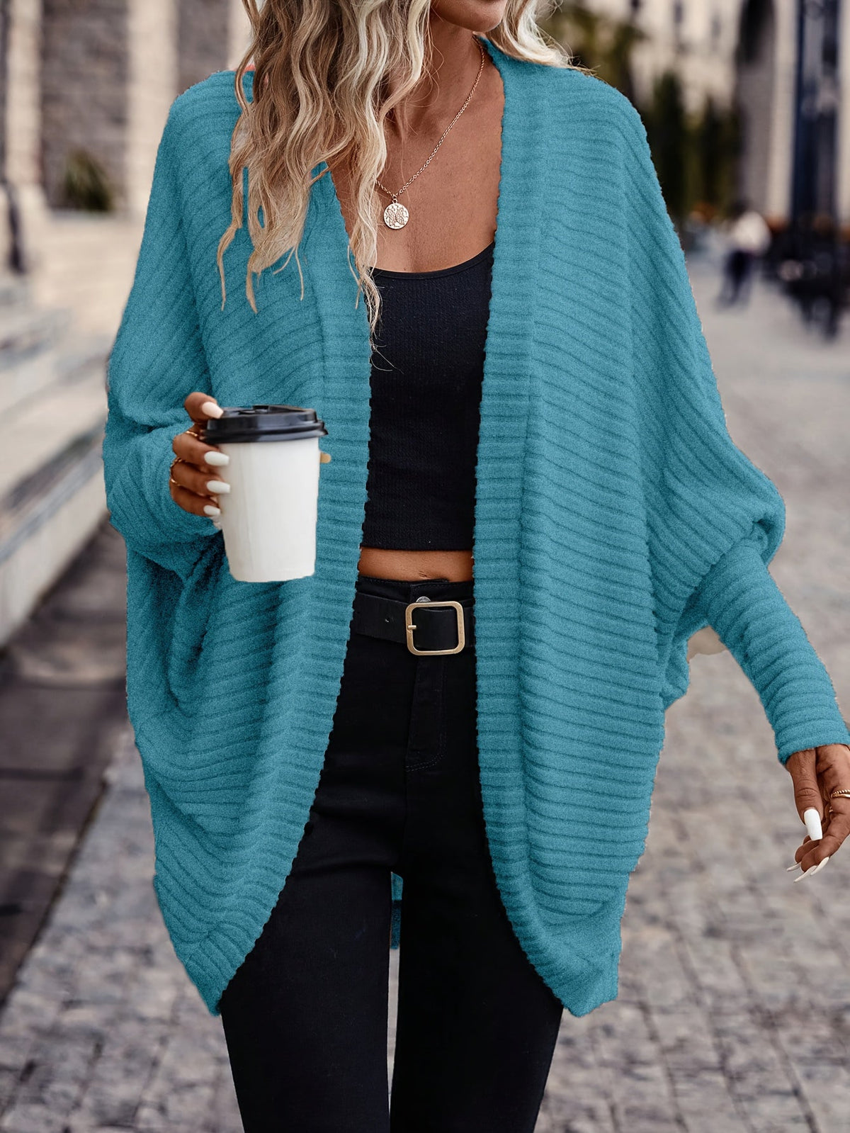 Helvano | Offener Strickcardigan für Damen