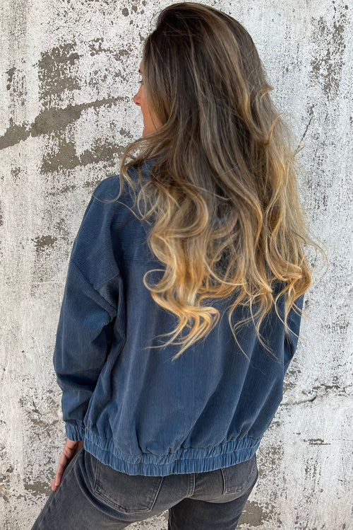 Helvano | Cordjacke mit Kapuze und Kordelzug für Damen