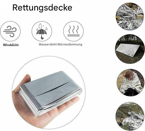 Helvano | 15-in-1 Notfallset für Outdoor &amp; Camping