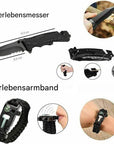 Helvano | 15-in-1 Notfallset für Outdoor & Camping