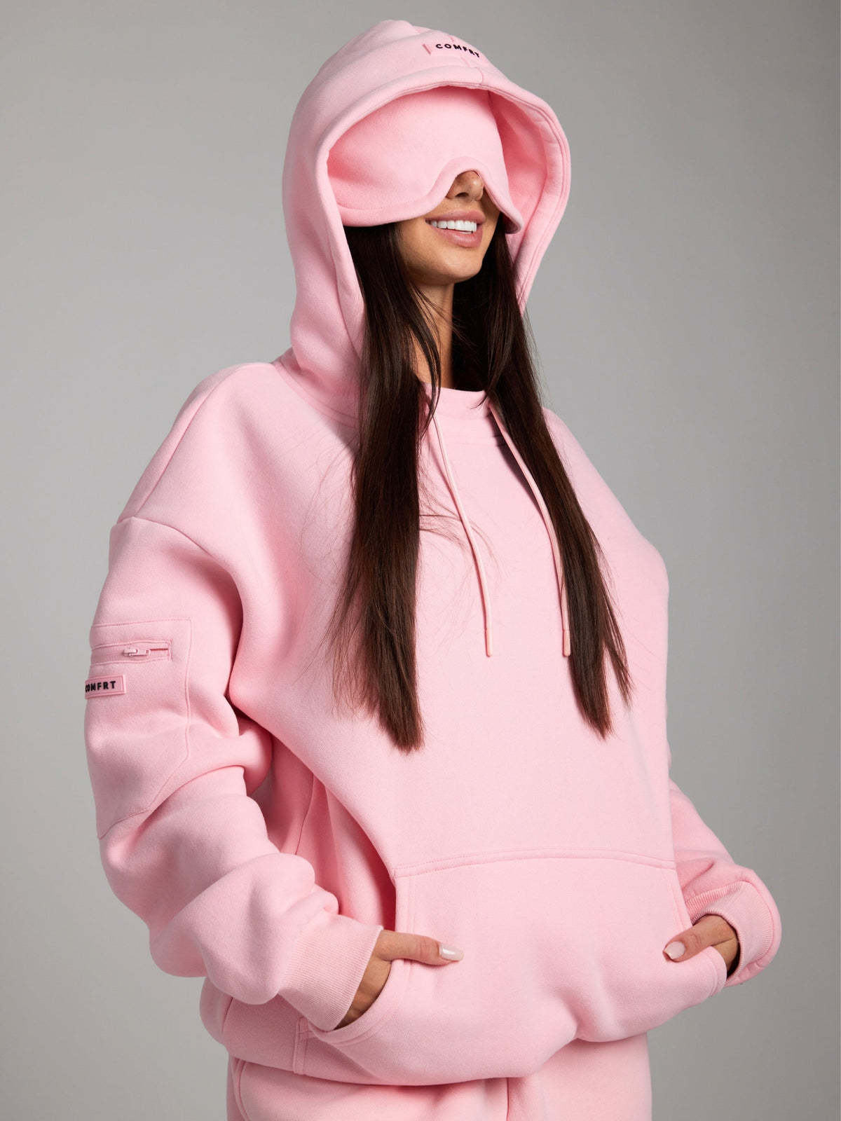 Helvano | Reise-Hoodie mit Flugmodus-Grafik für Herren