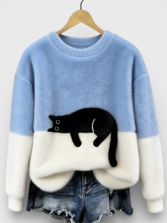 Helvano | Damen-Pullover mit Animal-Print
